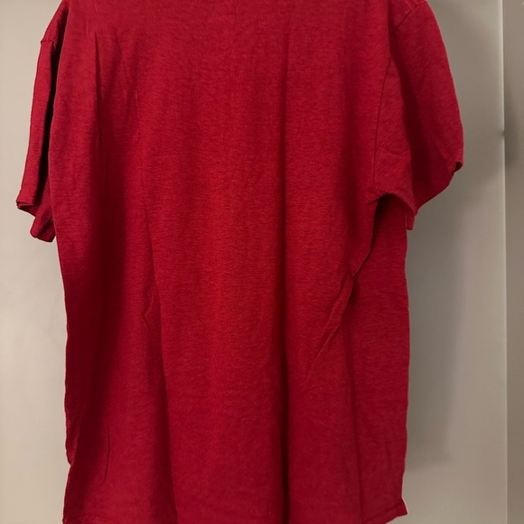 Red Graphic T-Shirt with Rep on Front - Picture 2 of 3